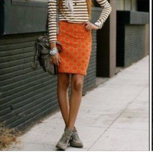 Anthropologie Charlie Robin Tile Quilted Mini Skirt